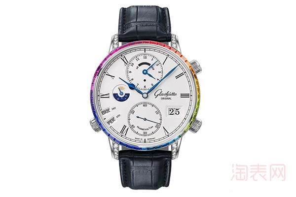 德式彩虹圈格拉苏蒂旧手表回收荣获二手表迷的掌声！