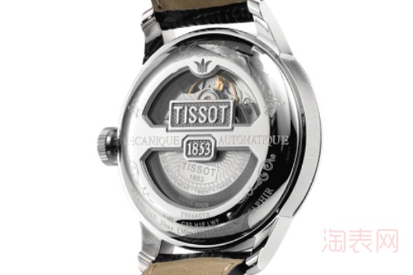 二手天梭力洛克系列T006手表背透展示图