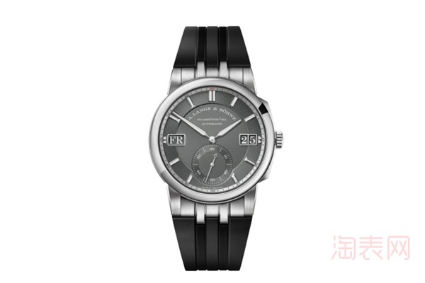 二手朗格18K白金灰盘手表展示图