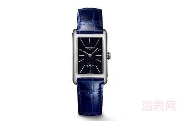 二手浪琴戴卓维纳系列蓝色手表展示图