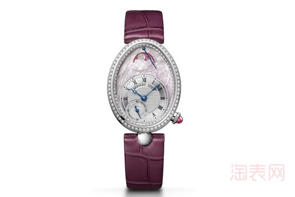 二手宝玑那不勒斯王后系列珍珠贝母手表展示图