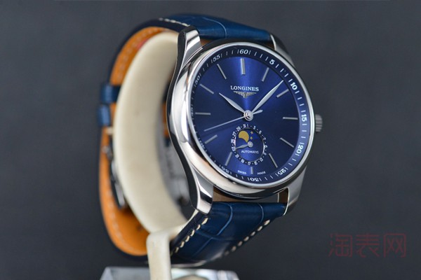 二手浪琴蓝色特别版月相手表展示图