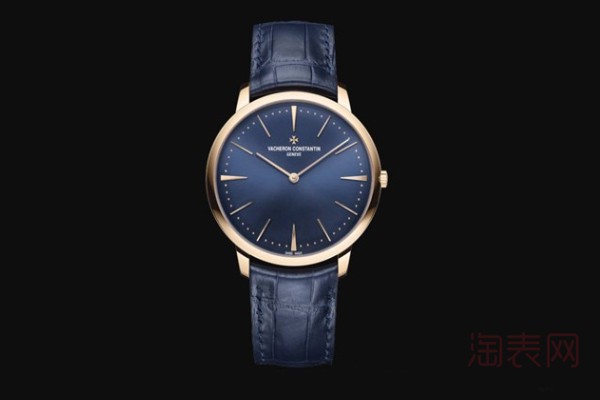 二手江诗丹顿传承系列蓝盘手表展示图