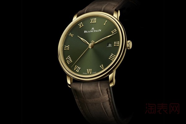 二手宝珀V系列黄金绿盘手表展示图