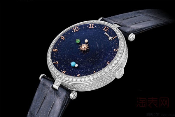 二手梵克雅宝诗意复杂功能珠宝手表展示图