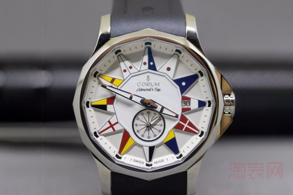二手昆仑海军上将杯系列彩色手表展示图