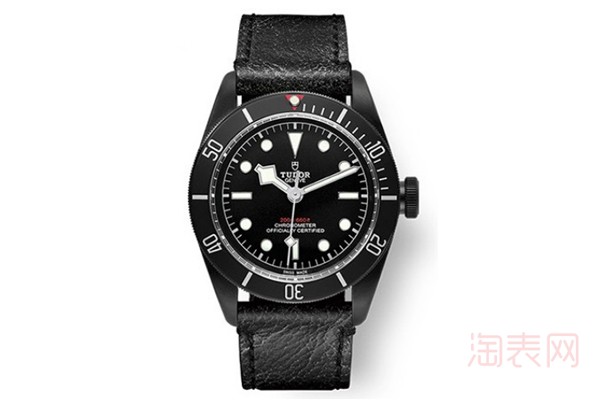 二手帝舵碧湾系列黑色手表展示图