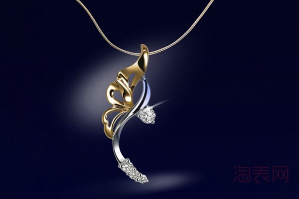 二手金伯利时尚款钻石项链展示图