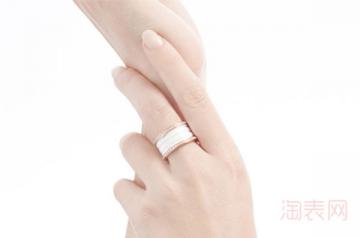 宝格丽白陶瓷戒指回收多少钱