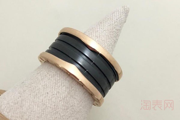 宝格丽三环黑陶瓷戒指回收能卖多少钱 